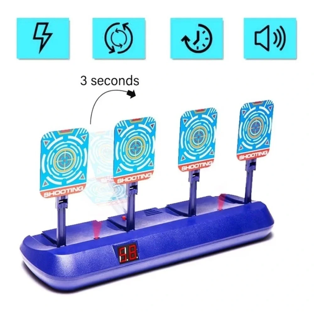 NEW Shooting Game Zone Electronic Auto Scoring Reset Target Set Model 3599